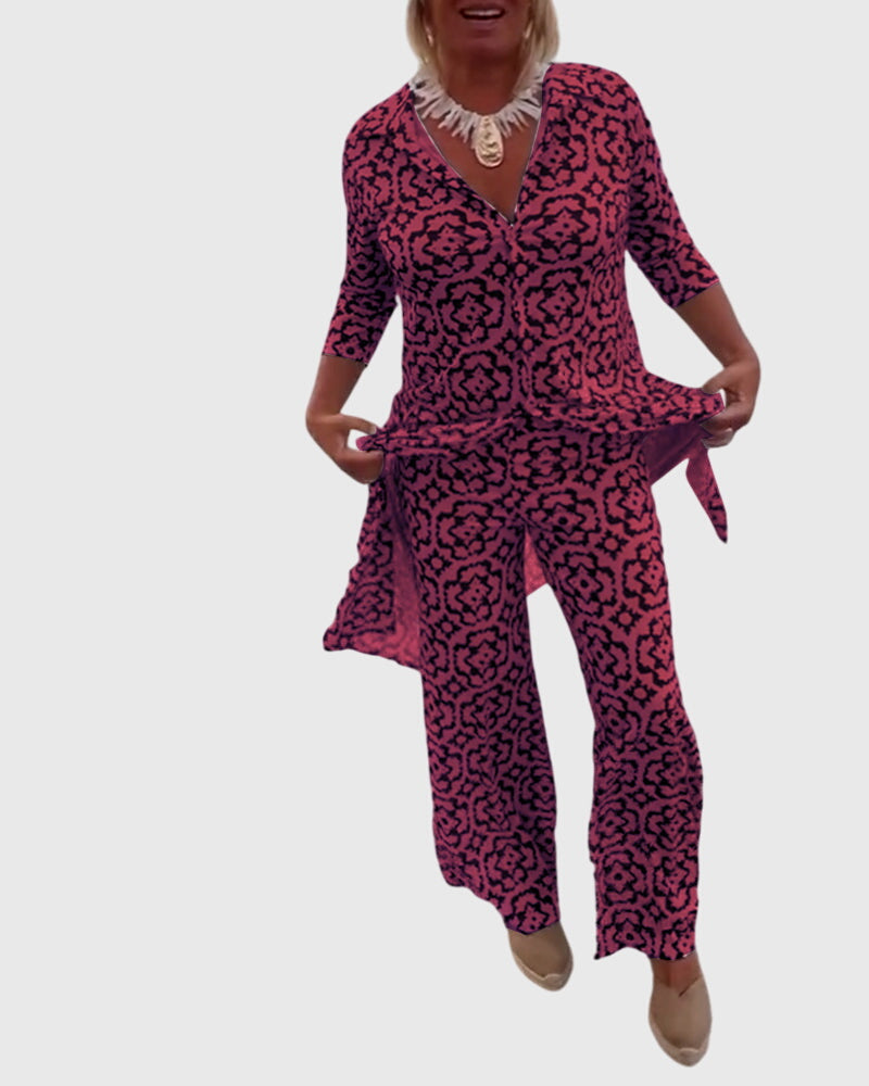 Gabriella™ | Elegant Vintage Two-Piece Set
