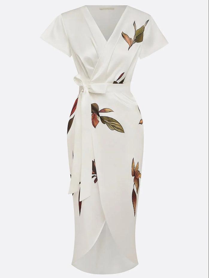 Elyanovra | Elegant Wrap Dress