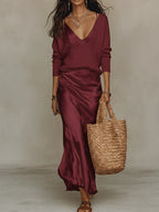 Zynevryss | Elegant Midi Dress Set