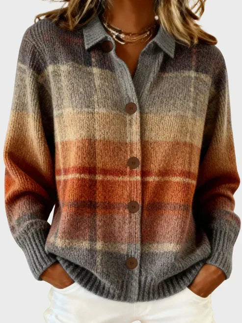 Bellatrixae | Retro Plaid Cardigan