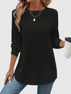 Nadyalyn | Elegant O-Neck Long Sleeve