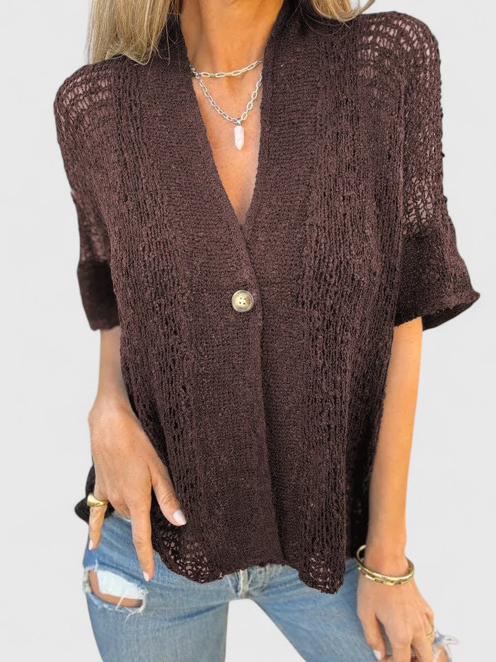 Calista | Elegant Knitted Shirt