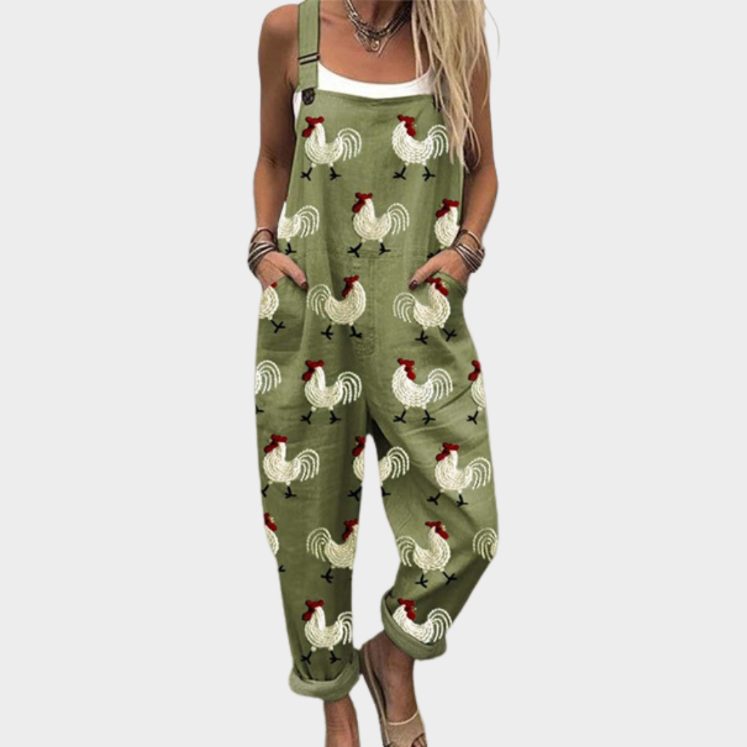 Comfortable Printed Jumpsuit