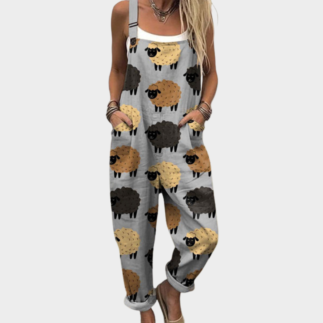 Comfortable Printed Jumpsuit