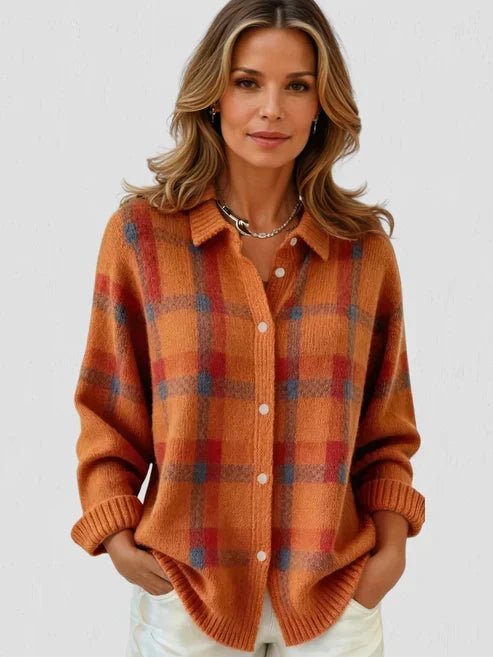 Bellatrixae | Retro Plaid Cardigan