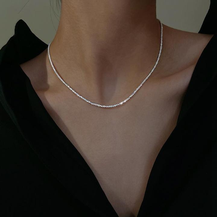 Starry Light Necklace Silver Set