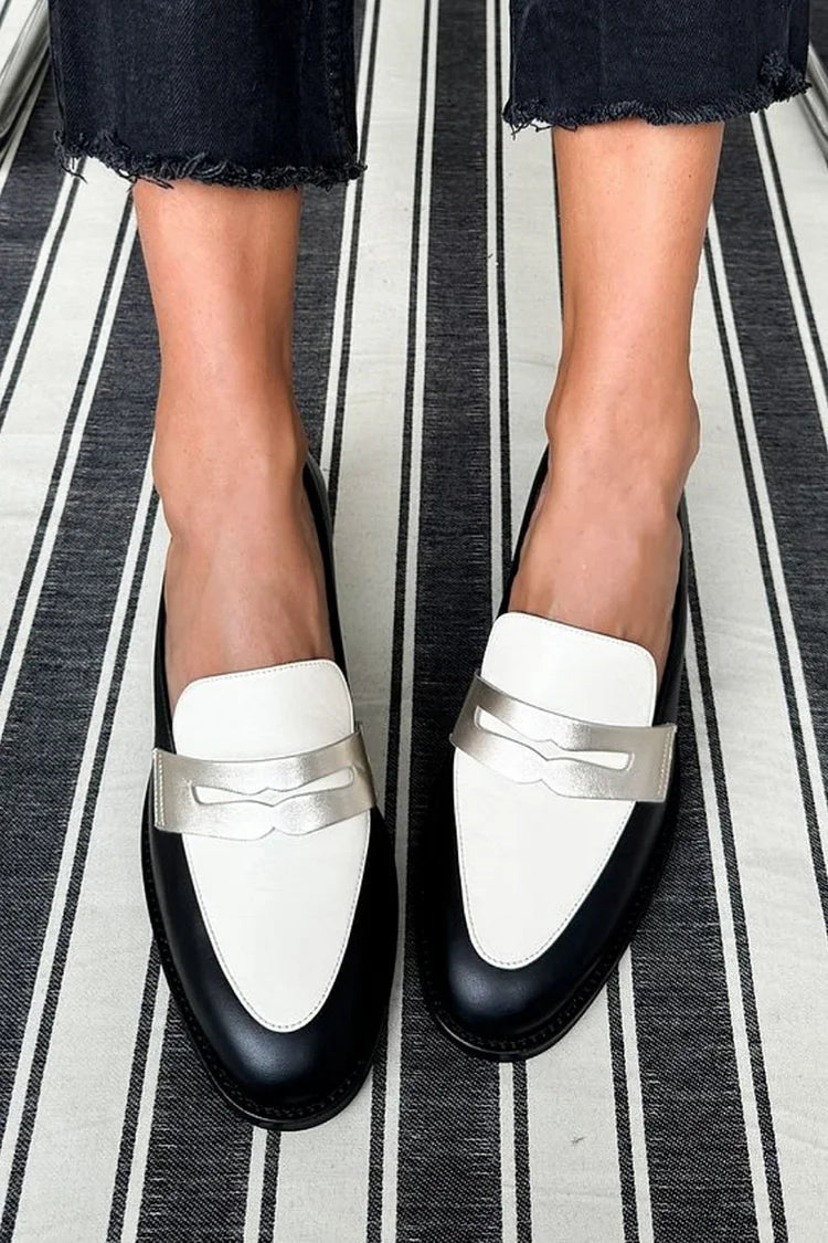 Myla™ | Monochrome Loafers
