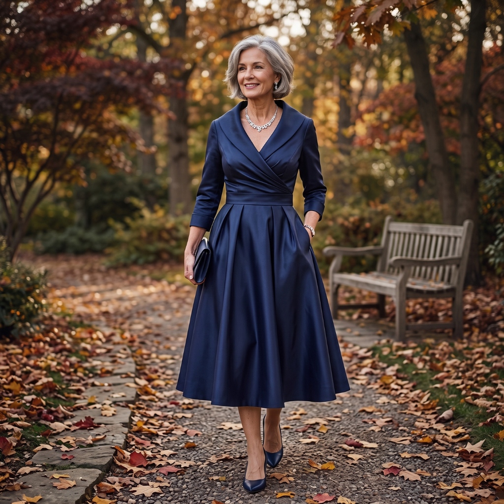Amanda | Elegant Midi Dress