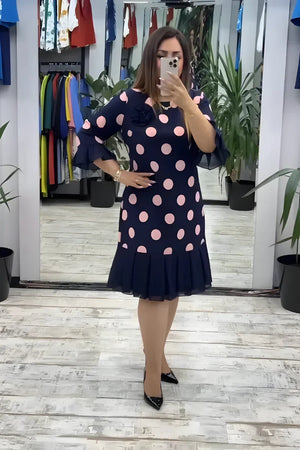 Blue (Pink Dotted)