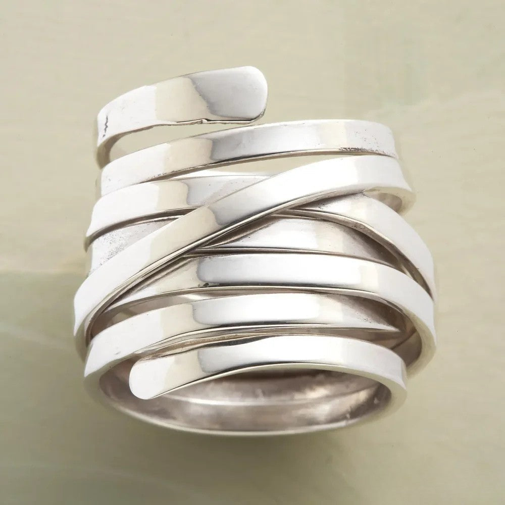Antique Thick Layer Silver Ring