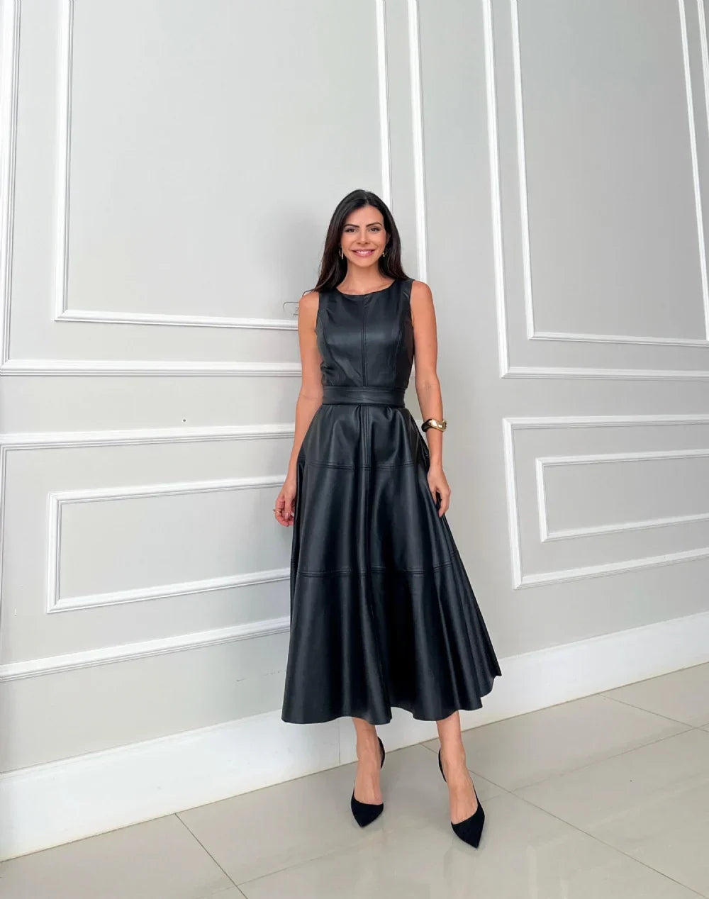 Aevynira | Elegant Midi Dress