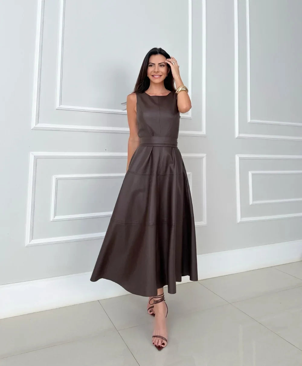Aevynira | Elegant Midi Dress