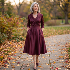 Amanda | Elegant Midi Dress