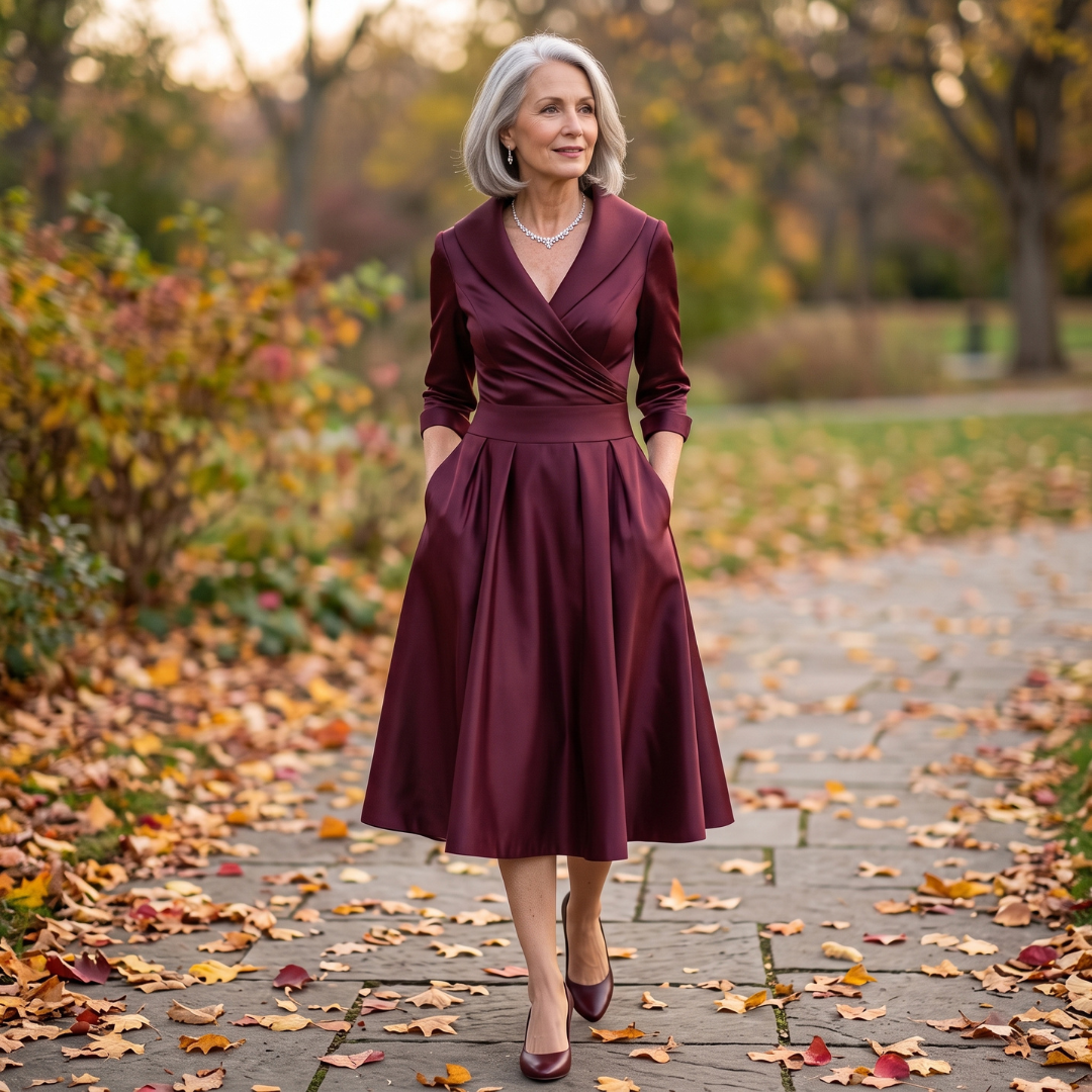 Amanda | Elegant Midi Dress