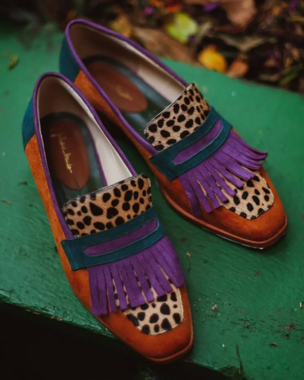 Kelira | Loafer With Fringes And Animal Print