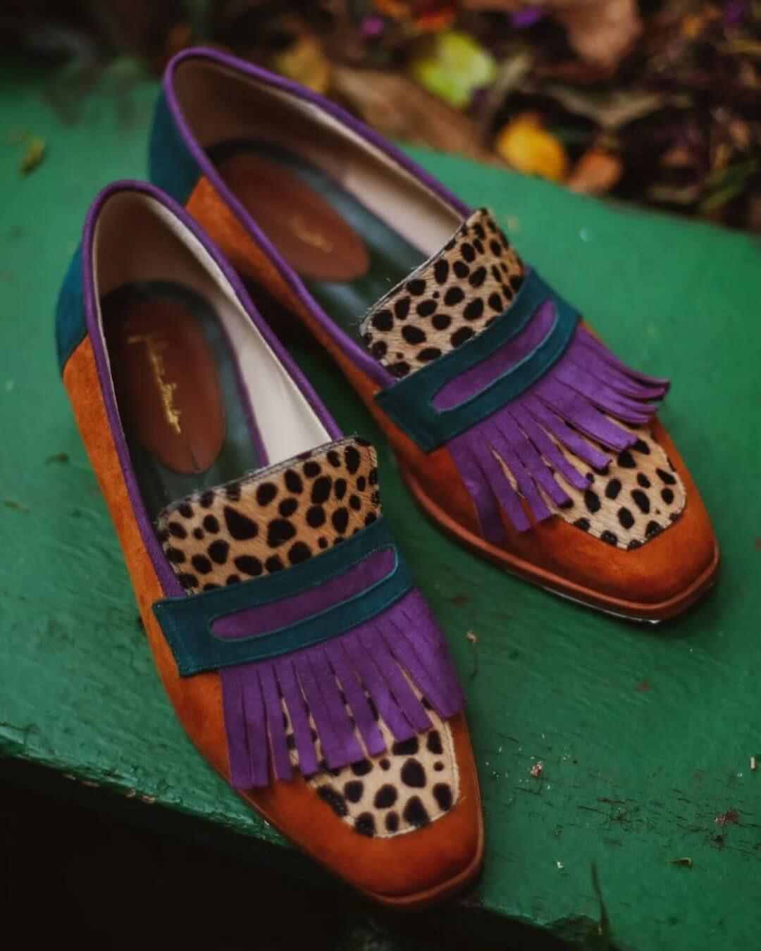 Kelira | Loafer With Fringes And Animal Print