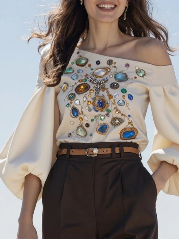 Tevani | Elegant Top