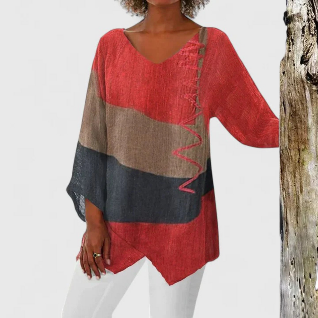 Elysia | Sophisticated V-Neck Tunic