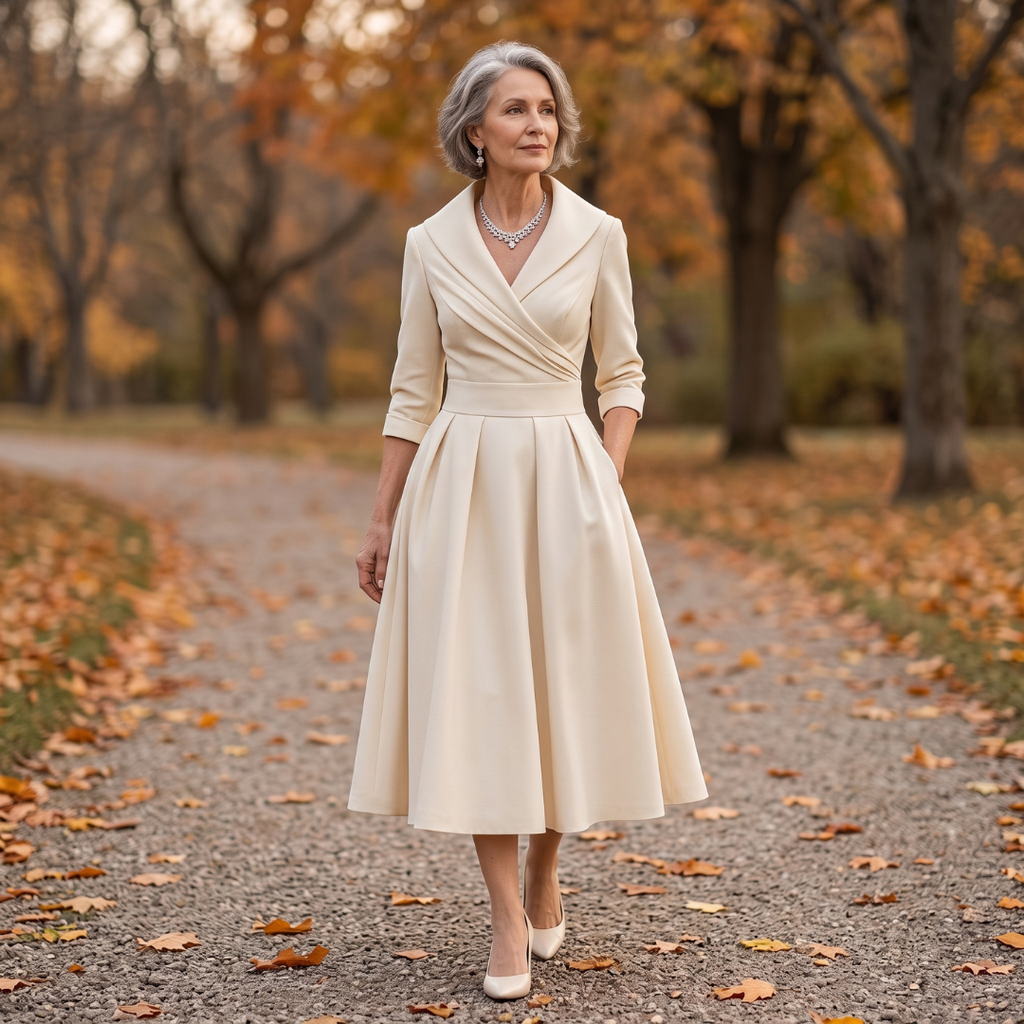 Amanda | Elegant Midi Dress