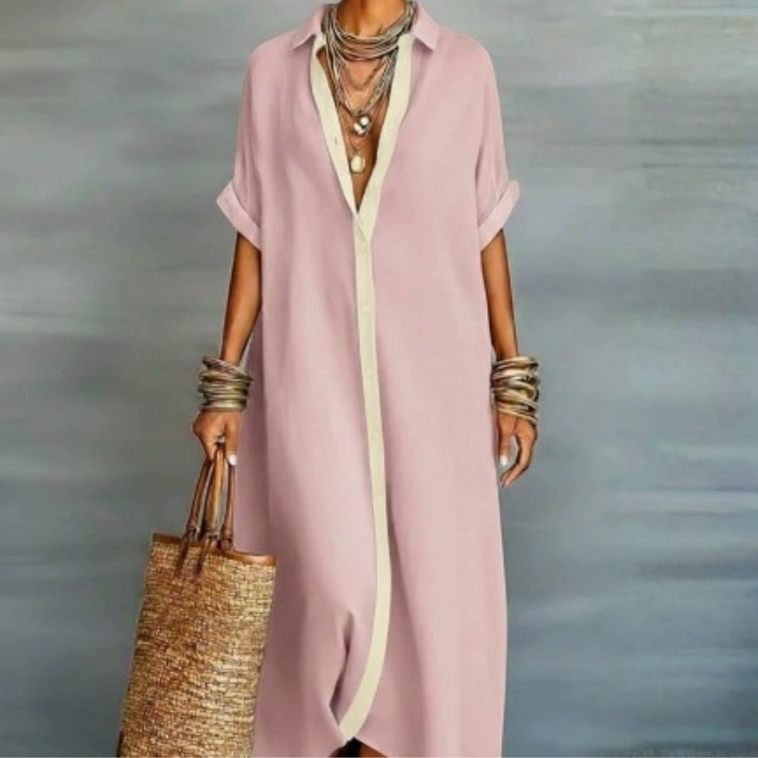 Aevrynthia | Maxi Dress with Minimalist Line