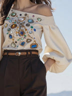 Tevani | Elegant Top