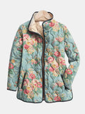 Saevina | Quilted Floral Print Jacket