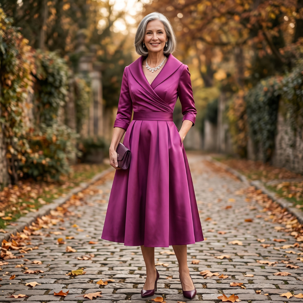 Amanda | Elegant Midi Dress