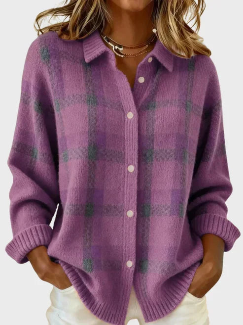 Bellatrixae | Retro Plaid Cardigan