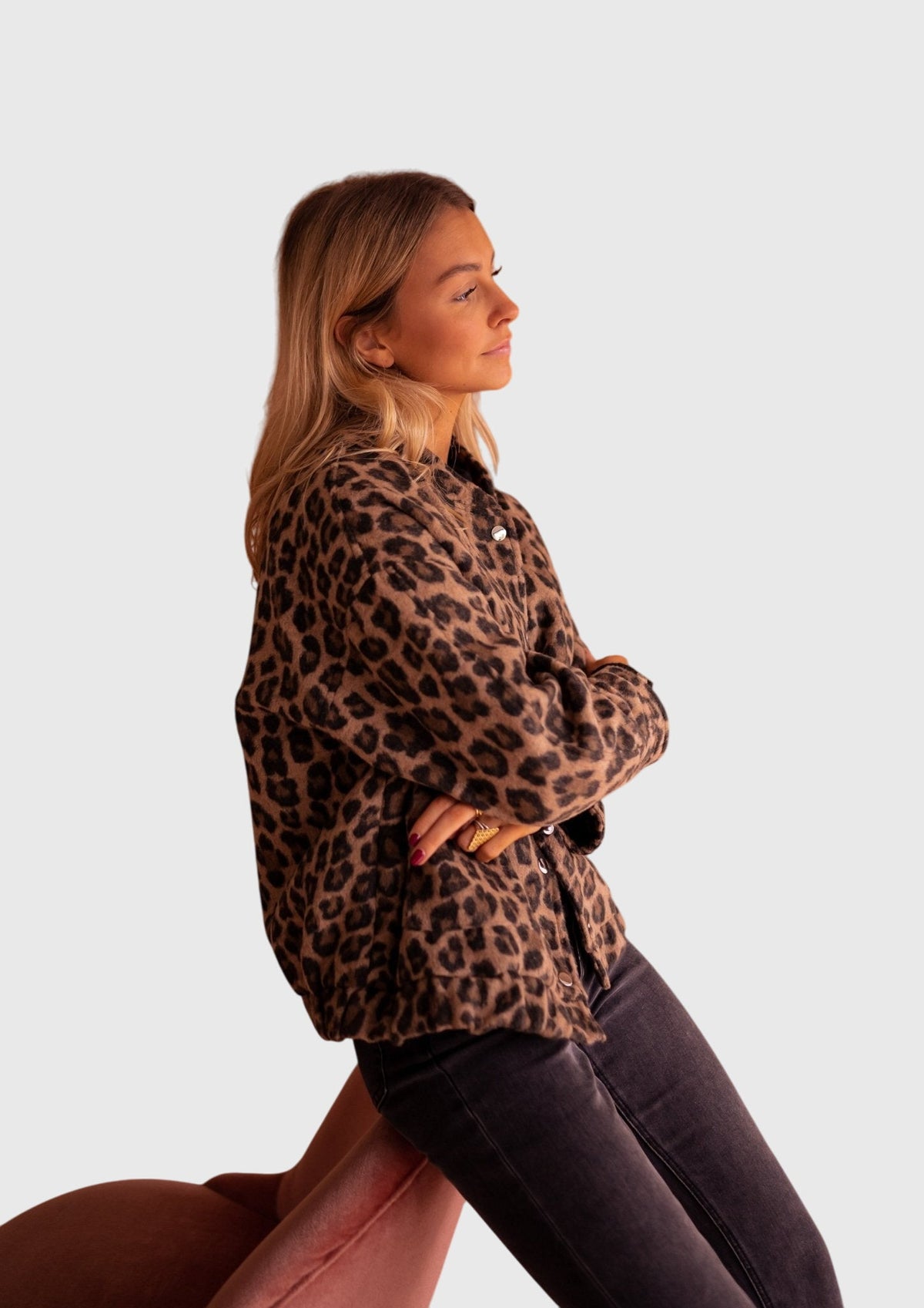 Elodie | Stylish Leopard Print Jacket