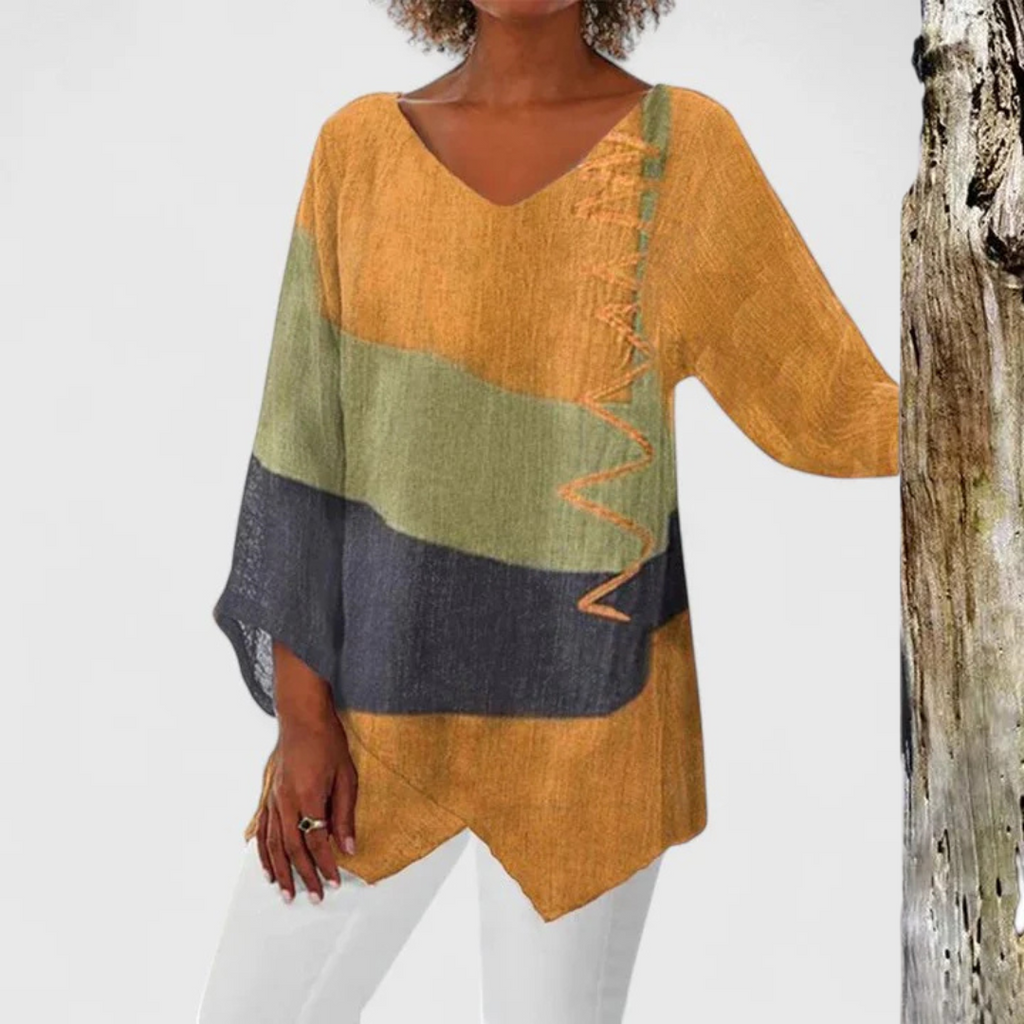 Elysia | Sophisticated V-Neck Tunic