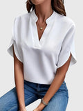 Beatrix™ | Soft and Elegant V-Neck Shirt
