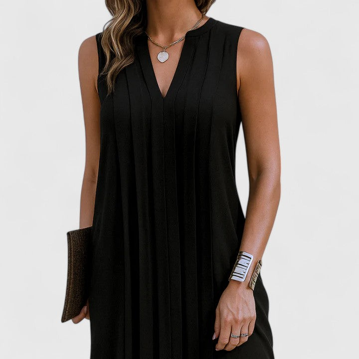 Clarhild™ | Elegant Flattering Dress with V-Neck