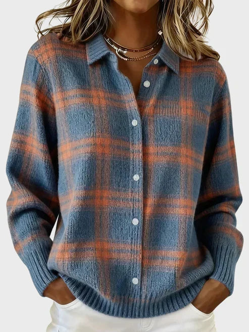 Bellatrixae | Retro Plaid Cardigan