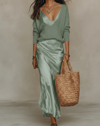 Zynevryss | Elegant Midi Dress Set