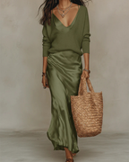Zynevryss | Elegant Midi Dress Set