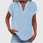 Xavinah | Comfortable V-Neck Blouse