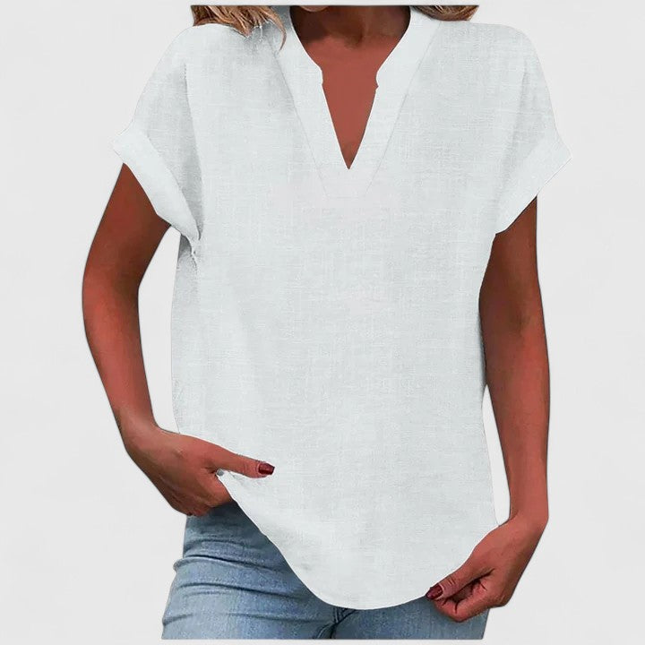Xavinah | Comfortable V-Neck Blouse