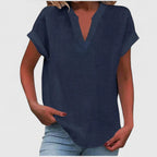 Xavinah | Comfortable V-Neck Blouse