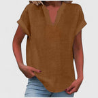 Xavinah | Comfortable V-Neck Blouse