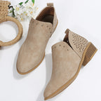 Talyse | Low Cut Perforated Ankle Boot