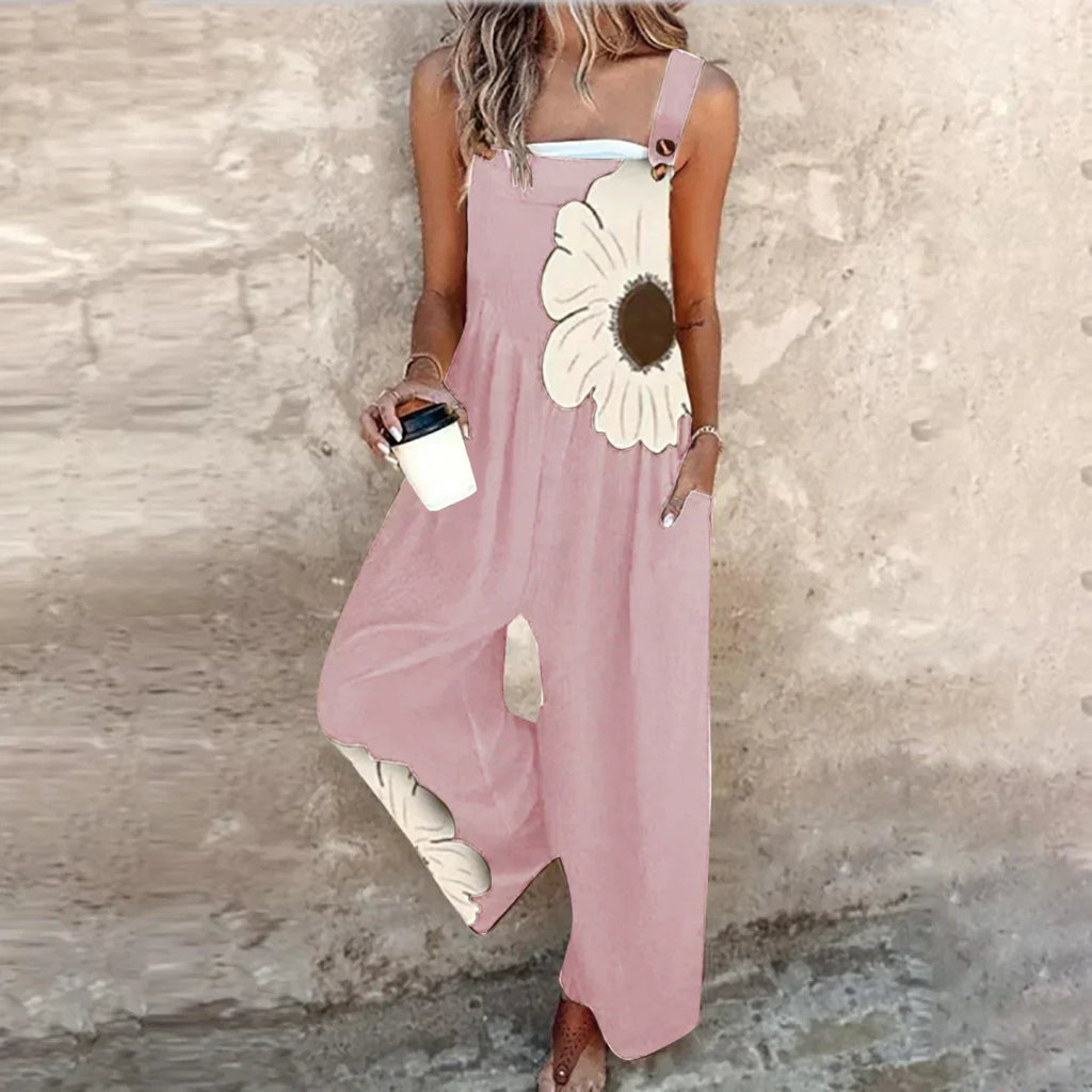 Comfortable Printed Jumpsuit