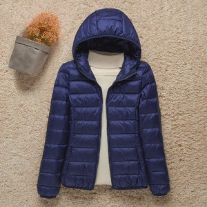 Navy with hood