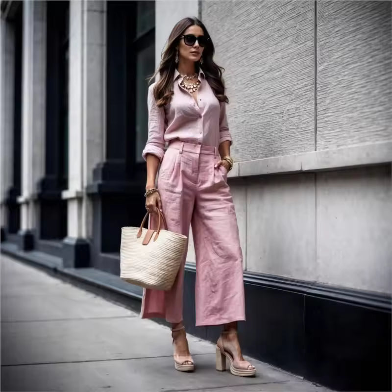 Zyphorelle | Loose-Fitting Set with Trousers