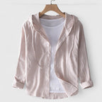 Demi | Elegant Hooded Blouse