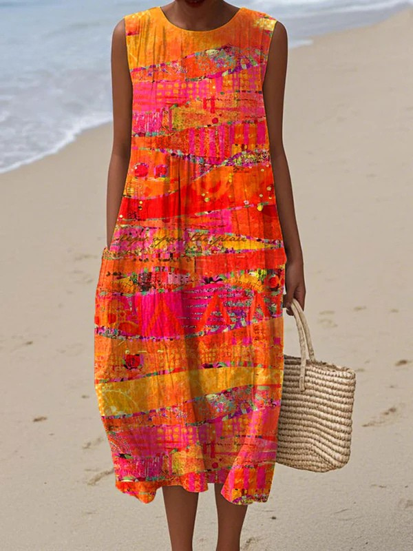 Art Summer Dress