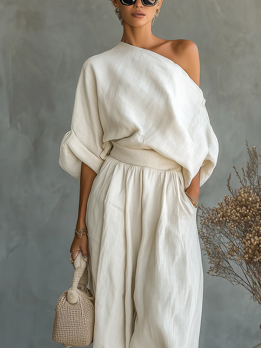 Myzoryvella | Off-shoulder 2-piece set