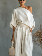 Myzoryvella | Off-shoulder 2-piece set