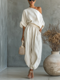 Myzoryvella | Off-shoulder 2-piece set
