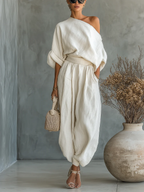 Myzoryvella | Off-shoulder 2-piece set