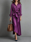 Velorythia | Elegant Maxi Dress with Bow Detail